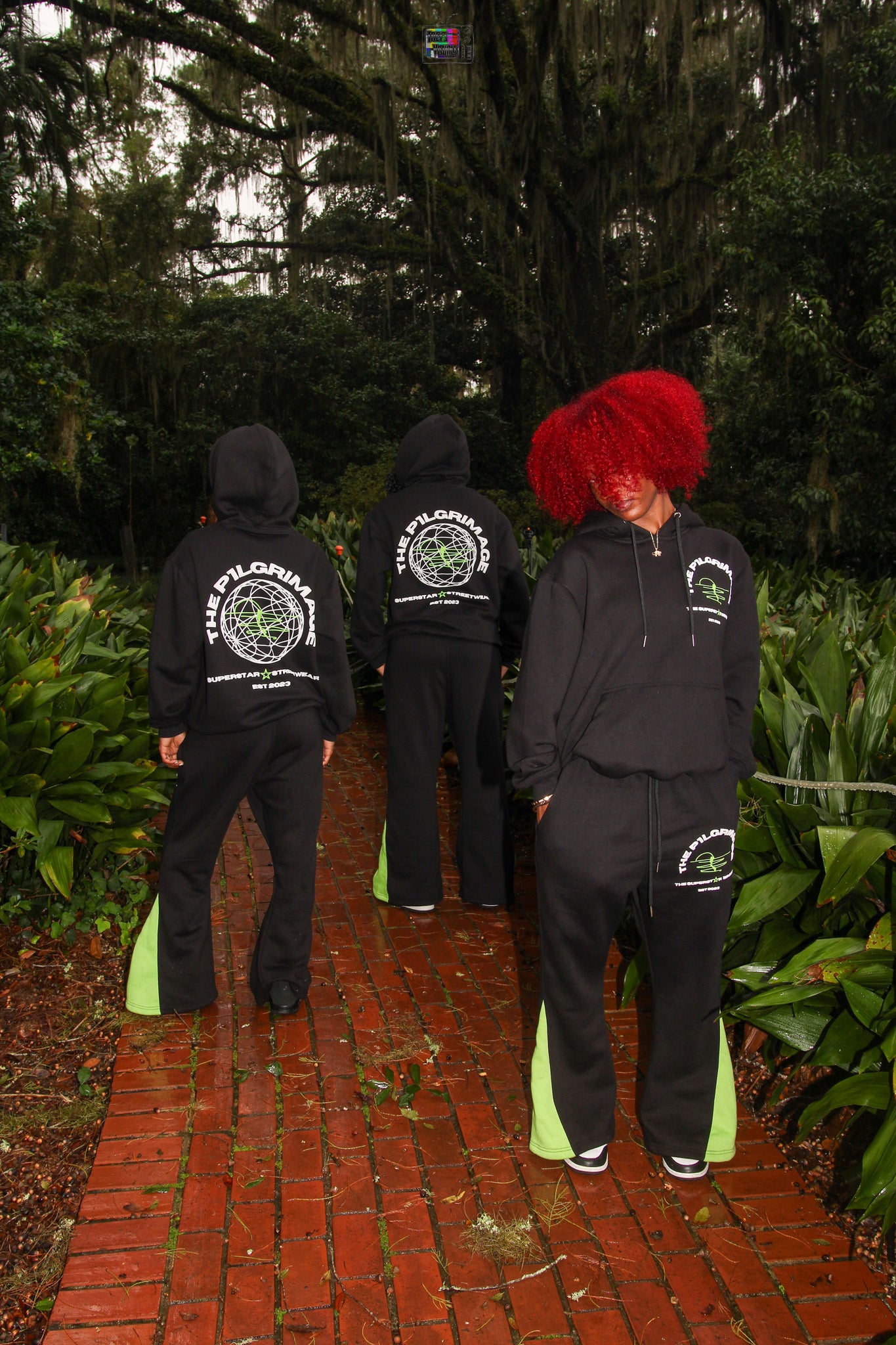 the P1LGRIMAGE hoodie set.